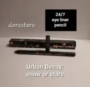 URBAN DECAY 24/7 Eyeliner Pencil *SNOW OR STARS* /.04 oz / New in box