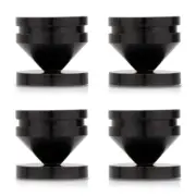 4Sets Speaker Stand Feet Foot Pad Aluminium Alloy Spikes Cone Floor Foot Nail