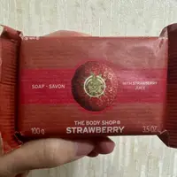 在飛比找蝦皮購物優惠-The Body Shop美體小舖 草莓嫩白潔膚皂