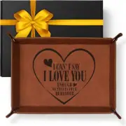 Valentines Day Love Gifts for Him Valet Tray for Men Valentines Gifts Valenti...