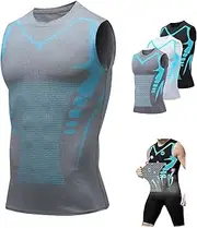 [NPSMOPC] Vitaboost Compression Shirt, Maynox Vitaboost Shirt, 2024 New Version Ionic Shaping Sleeveless Vest for Men