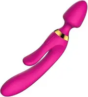 Rabbit Vibrator/Dildo GSpot Sex/Adult Toy USB Rechargeable Silicone Jack Pink