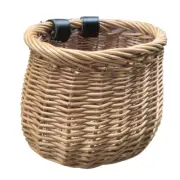 Bike Storage Basket Wicker Fish Basket Bike Front Basket Rattan Bike Basket