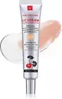 Color Correcting CC Cream with Centella, Women Lightweight CC Cream Foundation w