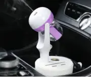Car 12V Portable Humidifier Air Purifier Freshener 50ML Essential Diffuser Pple
