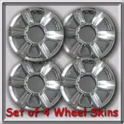 2015-2016 Chrome GMC Terrain Wheel Skins Hubcaps 17" Uses Stock Centers