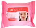 So Fresh Cleansing Towelettes Vitamin E Makeup Remover Moisturises Gentle Facial