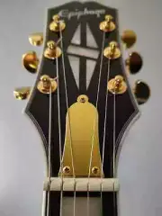 GeetarGizmos GOLD Truss Rod Cover Plate - 3 Hole Version - Epiphone and more