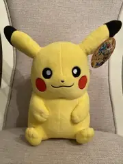 Pikachu XY Plush 1997 Nintendo Pokemon 10" Inch Stuffed Animal Doll NEW WITH TAG