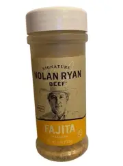 Nolan Ryan's Signature FAJITA Seasoning All Natural and NO MSG 6oz EXP 10/26