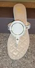 BRAND NEW WOMEN'S VINCE CAMUTO VP BRAIDA FLAT SANDALS SIZE 8 PICKET FENCE COLOR