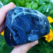 Green Moss Agate Polished natural crystal healing gemstone soap stone