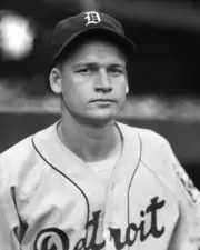 Benjamin J McCoy of the Detroit Tigers in 1938 Baseball Old Photo