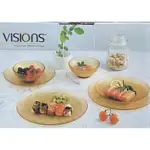 (全新未使用）VISIONS 康寧GENERATION 5吋碗 琥珀色康寧碗