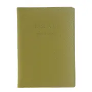 Pierre Cardin Leather Passport Holder/Cover Protected RFID Wallet Yellow