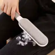 Double-Sided Pet Hair Remover, Manual Electrostatic Sticky Lint Brush, for Cat,