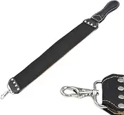 Leather Strop 3" X 20" Barber's Razor Strop Cow Hide, Dual Straps with Swivel Clip. Makes a Great Addition for Any Straight Razor Shaving
