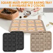 Non-Stick Solid Mini Muffin Baking Pan Versatile Square Muffin Tin Tray✜❀♧