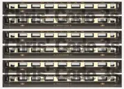 Adhesive Vinyl Coach Decals suit N Gauge Graham Farish - Pullman MK2 3pk SET 2