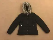 Only Tasha Hooded Quilted Jacket Black In Womans Size M BRAND NEW