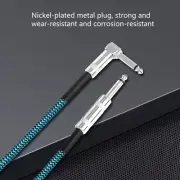 Guitar Instrument Cable, Professional Noiseless Gold Plated Guitar Bass