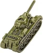 [HATPIN COMPANY] Army War Tank Hat Pin, Lapel Pin, Cap Badge Accessories for Men, Standard, Enamel, no gemstone