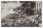 Postcard PA 1978 Steelton Dress Factory Fire Department Collapsed Wall #27