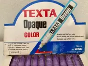 Texta Opaque rare 1980 paint marker Japanese X12 Violet medium permanent enamel.