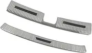 Pexorin, for Nissan, for X-Trail, T33 2021 2022 Rear Bumper Cover Trunk Sill Plate Guard Car Accessories Protector Parts Rear Bumper Protector Strip(Silver)