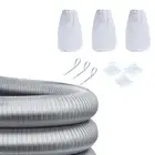 3x Dryer Lint Traps with Transparent Hooks Dryer Vent Lint
