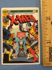 STICKER: X-MEN #100 Marvel Comic Book Cover ~ Cyclops, Ice-Man, Storm Battle