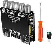 Bluetooth 5.0 Amplifier Board, 50W×2+100W Output Power, 2.1 Channel Amp Board Audio Receiver