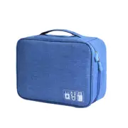 Xmund XD-DY28 Multifunctional Digital Storage Bag Cable Bag USB Cable Charger Earphone Organizer Outdoor Travel BLUE COLOR