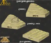 Sand Dunes Part 3 - Pathfinder - Dungeons & Dragons - RPG - Tabletop-Terrain - 2