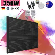 350W Solar Panel Kit 12V 350 Watt Mono RV Caravan Camping Power Charging Battery