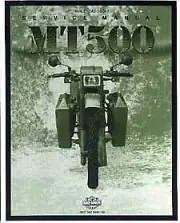 1999 Harley Davidson MT500 Motorcycle Service Manual : 99487-99