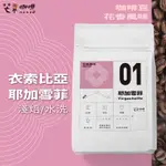 【芒果牌】01 花香_衣索比亞_耶加雪菲_水洗處理_咖啡豆【227G】/ 淺焙