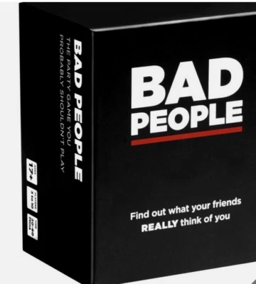 BAD PEOPLE NSFW Brutal Expansion Pack 100 NEW Question Cards Party Game New