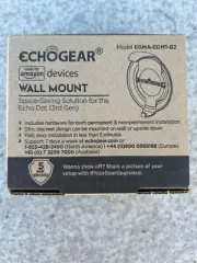 Amazon EchoGear Alexa Echo Dot wall mount for Third Gen Model EGMA-EDM1-B2