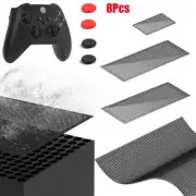 For Xbox Series X Game Console Protective PVC Dust Cover Case Accessories 8Pcs