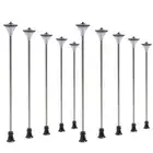 Model Light Decoration Micro-Landscape Decor Railroad Train Scenery 10pcs