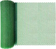 Upgraded Chicken Wire Fence Mesh - 40CM x 500CM Black/Green/White Colors Hexagonal Fencing for Gardening Poultry Netting, Floral Roll (Green)
