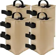 4Pcs Canopy Water Weights,Awning Weights,Tent Water Weights,Quick Installation Canopy Water Weight Bag,Portable Water Tent Weights for Pop Up Canopy Canopies Tent Gazebo