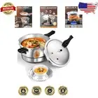 Multi-Purpose 8Qt Pressure Cooker with Full Safety Mechanisms for Canning