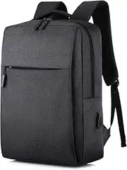 Elonglin Laptop Backpack 15.6" Travel Business Work Bag Water Resistant Daypack with USB Charging Port
