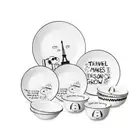 CORELLE x Peanuts Snoopy & Charlie Edition 10P Set Dinnerware Plate Bowl Kitchen