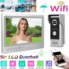 9in LCD WIFI Video Intercom Doorbell Camera IR Night View Outdoor Waterproof