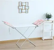 Electric Heated Clothes Airer, 18 Bars Winged Electric Clothes Dryer, Indoor Portable Folding Heated Drying Rack Clothes Horse for Home, Laundry, Apartment, Energy Efficient, Overheat Protect