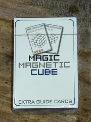 MAGIC Magnetic CUBE 3D Building Blocks: EXTRA GUIDE CARDS New SEALED DECK