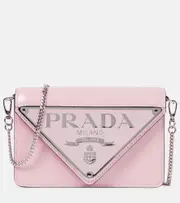 [Prada] Prada Logo leather shoulder bag One Size pink